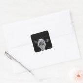 Snotneus, Dier Vierkante Sticker (Envelop)