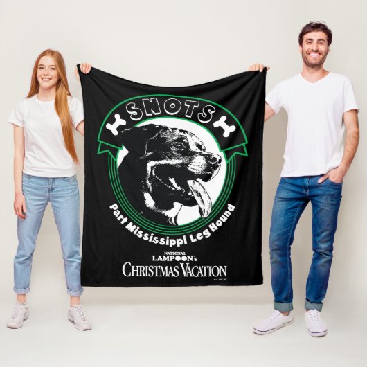 Snots Part Mississippi Leg Hond Fleece Deken (In situ)