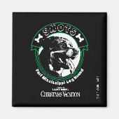 Snots Part Mississippi Leg Hond Magneet (Voorkant)