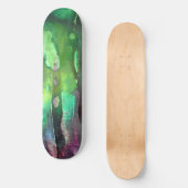 Snotty Green Grungy Slime Skateboard (Voorkant)