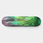 Snotty Green Grungy Slime Skateboard (Horizontaal)