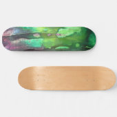 Snotty Green Grungy Slime Skateboard (Horizontaal)