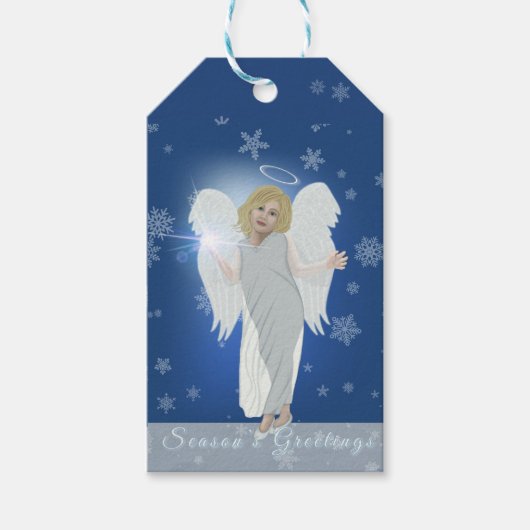 Snow Angel Cadeaulabel (Voorkant)