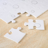 Snow Angel Dog Fun Cute Kerstfeestdag Funny Legpuzzel (Zijkant)