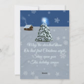 Snow Angel Feestdagenkaart (Achterkant)