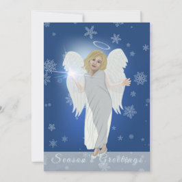 Snow Angel Feestdagenkaart