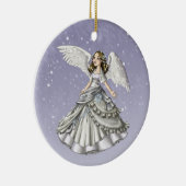 Snow Angel Keramisch Ornament (Rechts)