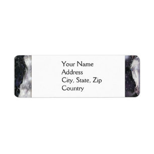 Snow Angel, Snow Face - return address labels