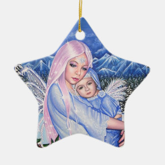 Snow Angels Keramisch Ornament
