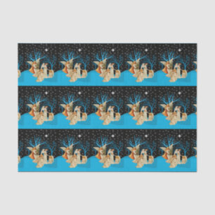 Snow Angels-weefselpapier Tissuepapier