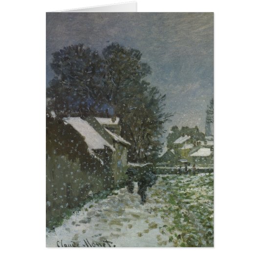 Snow at Argenteuil par Claude Monet (Devant)