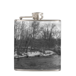 Snow Beauty James River Grayscale Heupfles