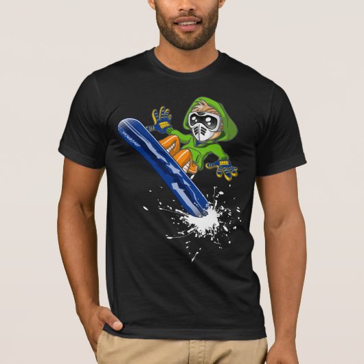 Snow boy & Mask T-shirt (Voorkant)