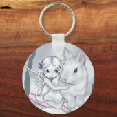 "Snow Bunny"-Sleutelhanger Sleutelhanger (Voorkant)