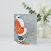 Snow Buntings - Will Hammell  Briefkaart (Staand voorkant)