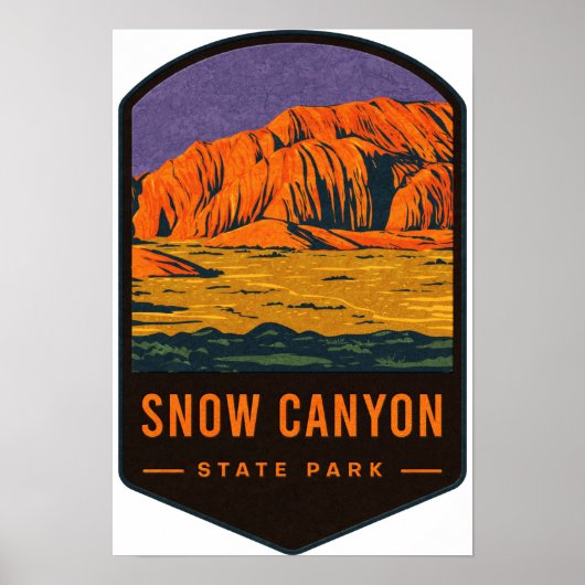 Snow Canyon State Park Poster (Voorkant)