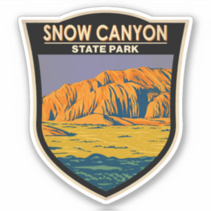 Snow Canyon State Park Utah  Sticker