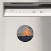 Snow Cloud over Newtown, powys Magneet (Insitu (Vaatwasser))