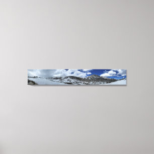 Snow Covered Donahue Pass - John Muir TraIl Canvas Afdruk