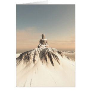 Snow Covered Mountain Buddha