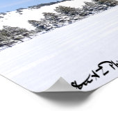 Snow Covered Prairie & San Francisco Peaks Arizona Poster (Hoek)