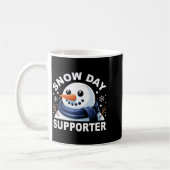 Snow Day Suprter Fun Snowman Design For Winter Lov Koffiemok (Links)