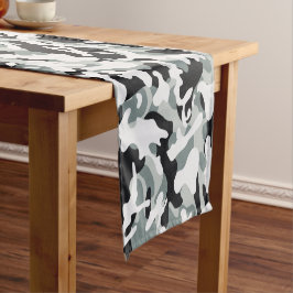 Snow Dust Camouflage Korte Tafelloper