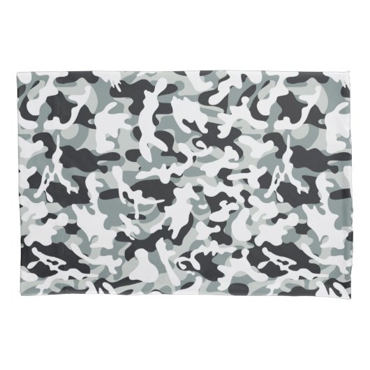 Snow Dust Camouflage Kussensloop (Voorkant-Links)