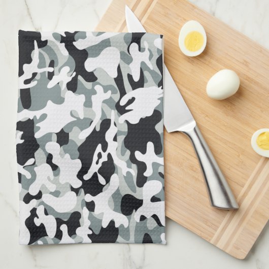 Snow Dust Camouflage Theedoek (Quarter Fold)