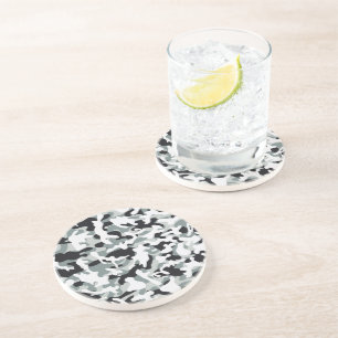 Snow Dust Camouflage Zandsteen Onderzetter