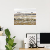 Snow Dusted Mountain Poster (Thuiskantoor)