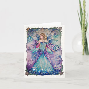 Snow fairy Christmas card Kaart