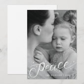 snow - feestkaart feestdagenkaart (Voorkant / Achterkant)