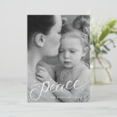 snow - feestkaart feestdagenkaart (Staand voorkant)