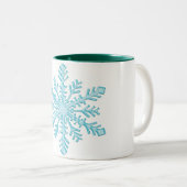 snow flake mok kerst bij maaltijd (Voorkant rechts)