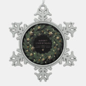 Snow flakes framed ornament  (Voorkant)