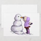 Snow Friend Briefpapier (Voorkant / Achterkant)