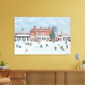 Snow Fun Canvas Afdruk (Insitu (Woonkamer))