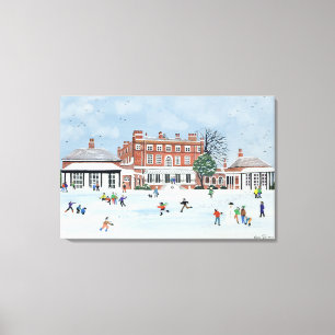 Snow Fun Canvas Afdruk