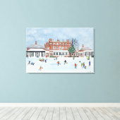 Snow Fun Canvas Afdruk (Insitu (Houten vloer))