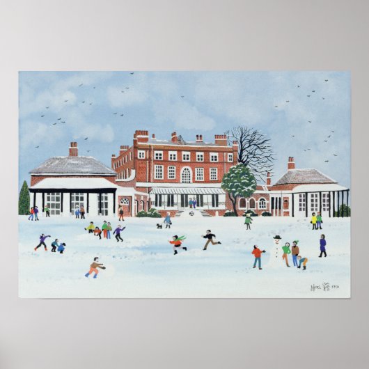 Snow Fun Poster (Voorkant)