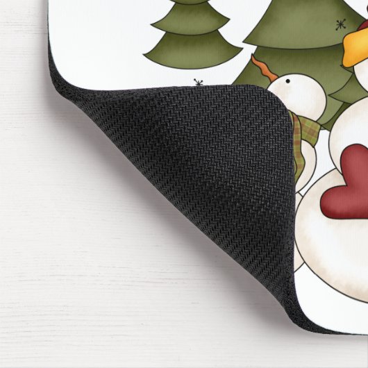 Snow Fun Twee T-shirts en cadeaus Muismat (Hoek)