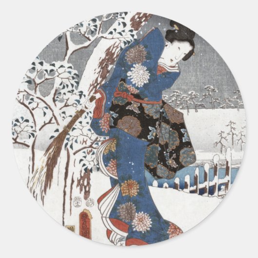 Snow Geisha Stickers (Voorkant)