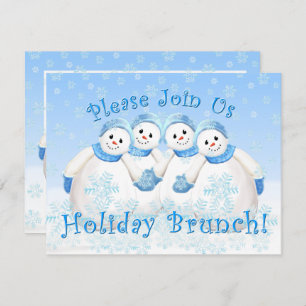 Snow Girls Holiday Brunch Uitnodigingen