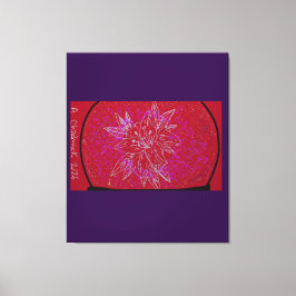 Snow Globe Beauty  Canvas Afdruk