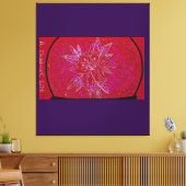 Snow Globe Beauty  Canvas Afdruk (Insitu (Woonkamer))