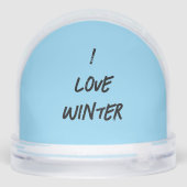 Snow Globe - Cat Looking Up Sneeuwbol (Achterkant)