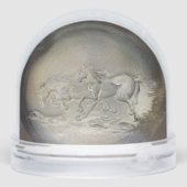 Snow Globe - Galloping Horses Sneeuwbol (Achterkant)