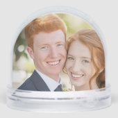 Snow globe happy holidays personalize (Arrière)