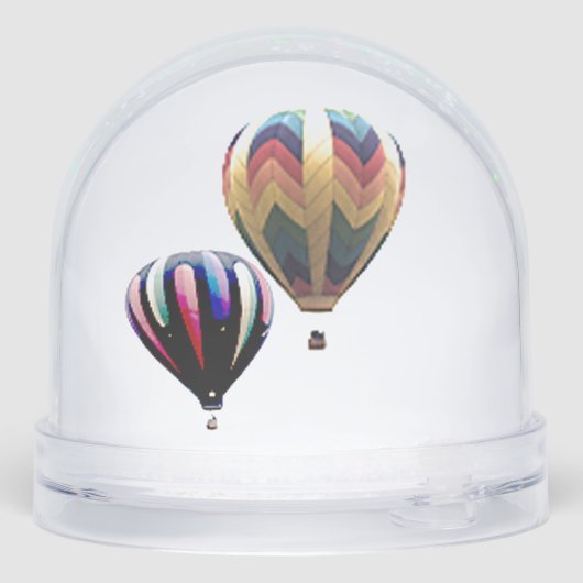 Snow Globe - Hot Air Balloons (Arrière)